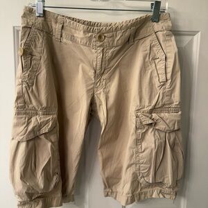 Banana Republic Beige Cargo Shorts